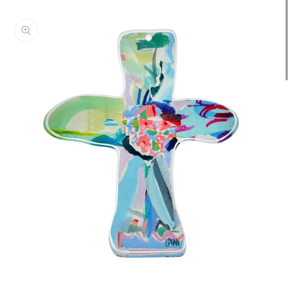 BLUE EVERLASTING LOVE ACRYLIC CROSS